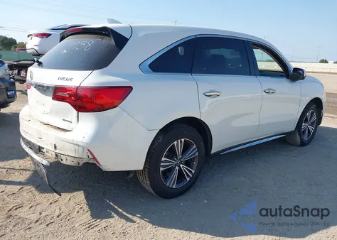 2018 Acura Mdx z USA, uszkodzony, nr VIN 15J8YD4H39JL00226